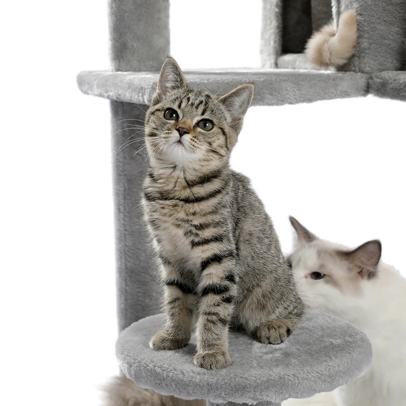 Luxury Cat Climbing Frame Multi-Layer Scratching Post Playground