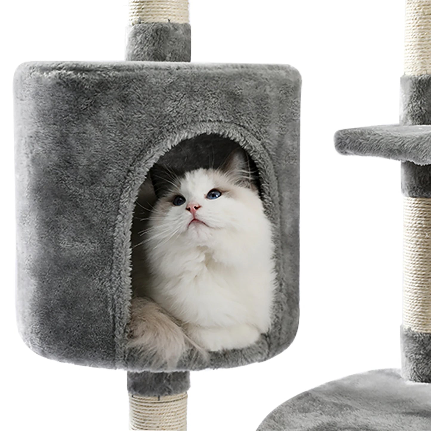 Luxury Cat Climbing Frame Multi-Layer Scratching Post Playground