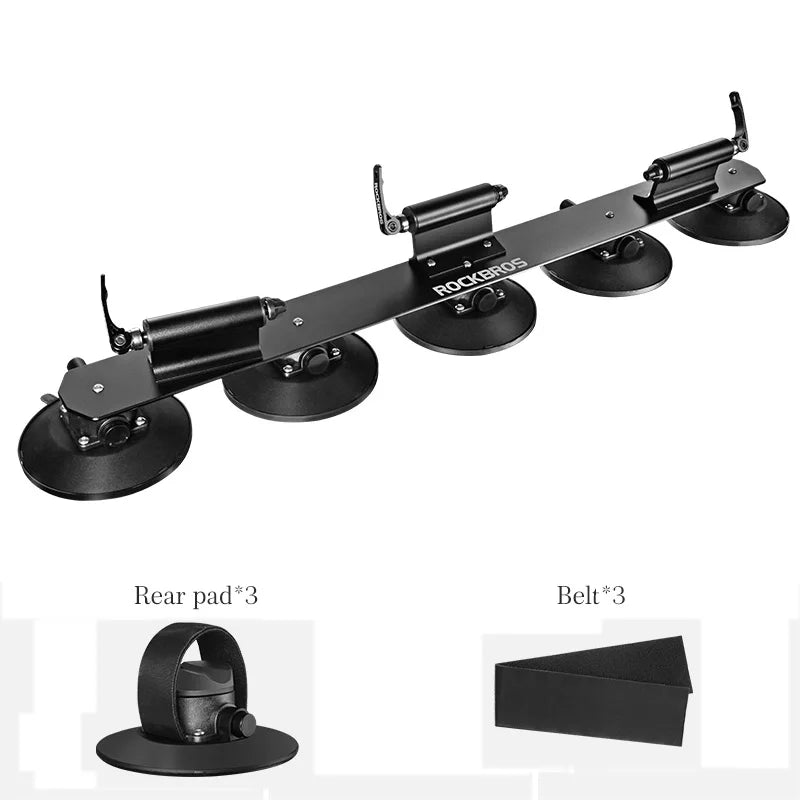 Ljustra Bicycle Car Rack Carrier Suction Cup Quick Install Roof Top Rack