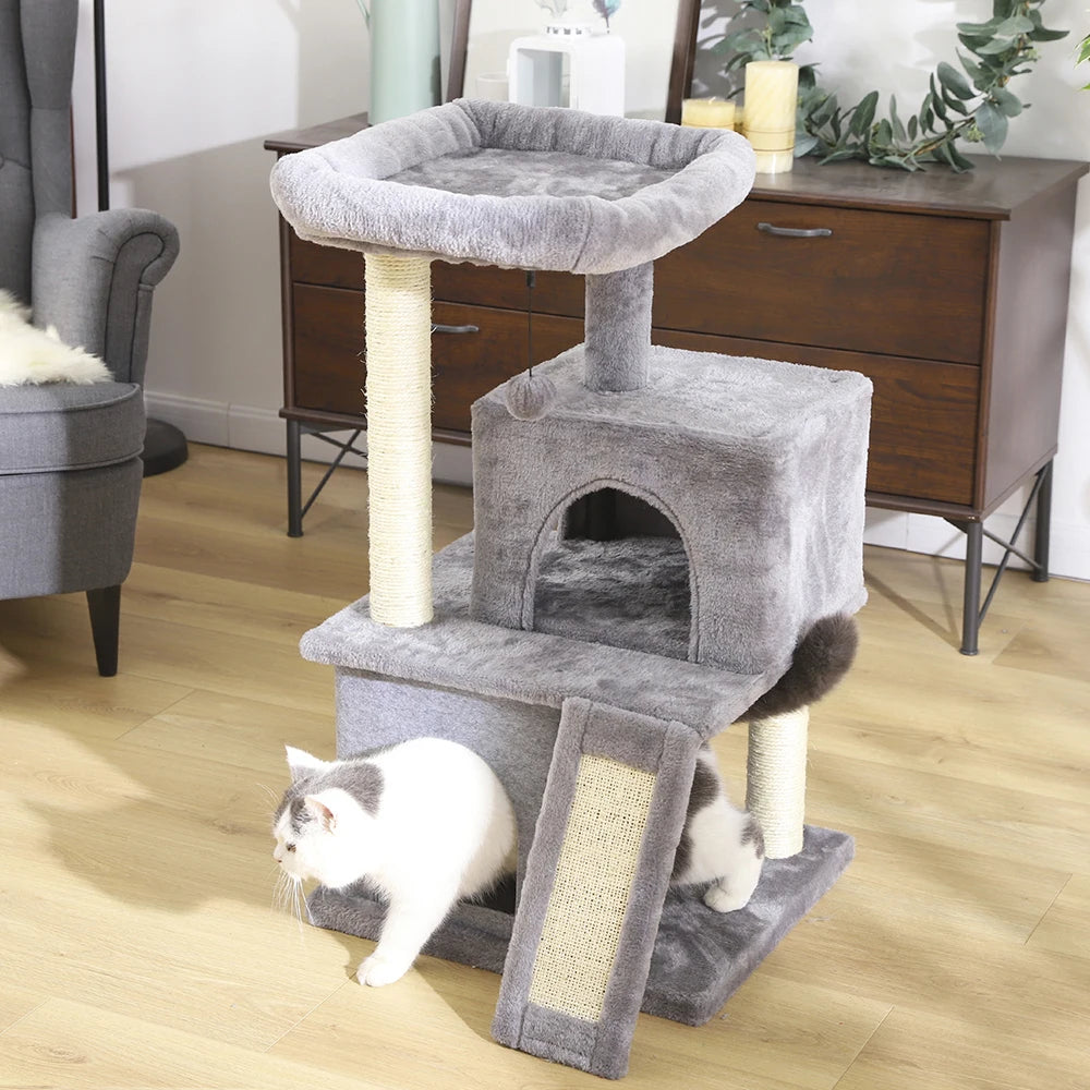 Pet Cat Tree Tower Condo Scratching Post Activity House for Cats