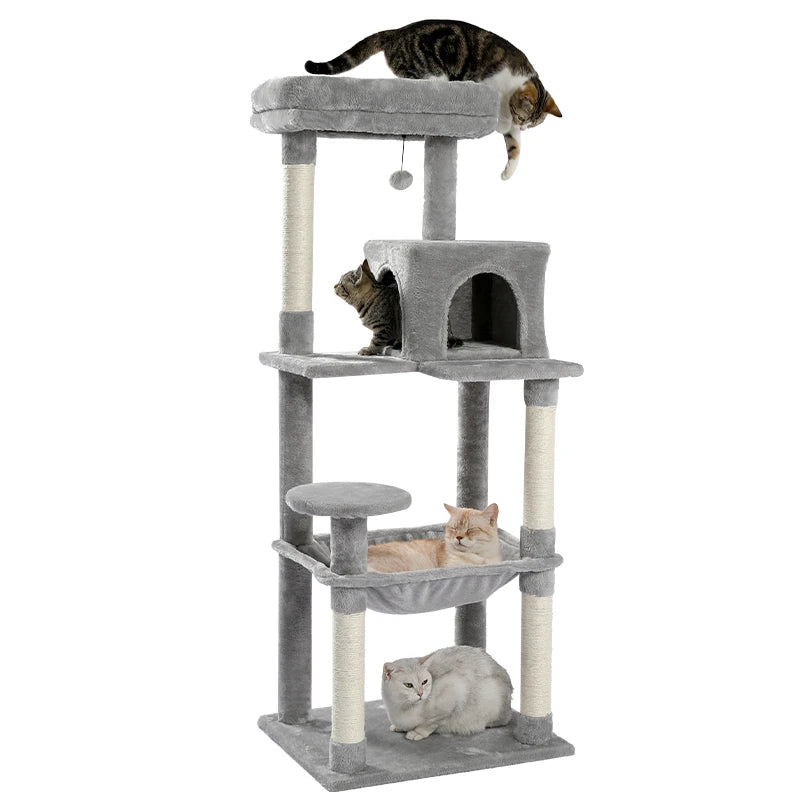 Pet Cat Tree Tower Condo Scratching Post Activity House for Cats