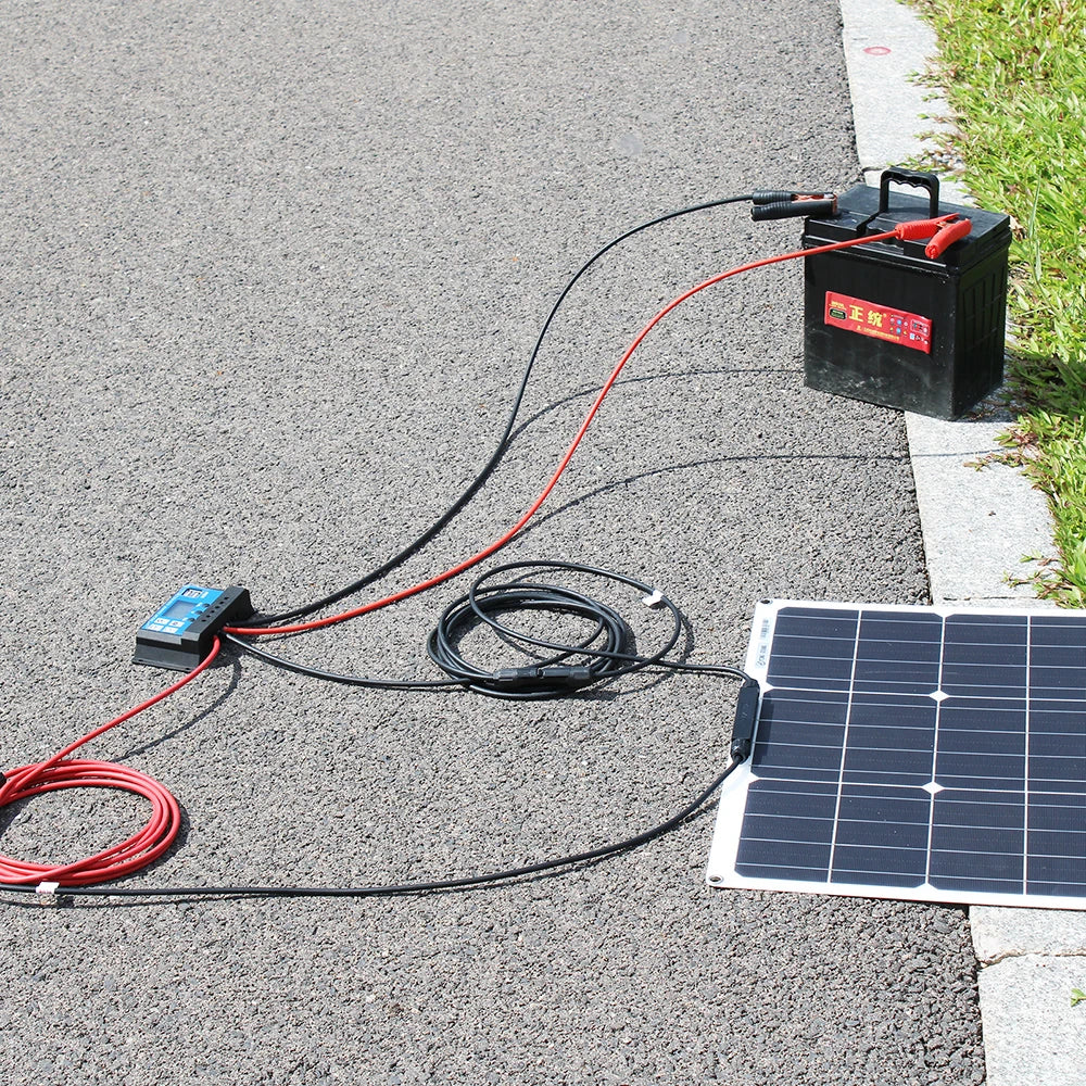 100 Watt Flexible Solar Panel Monocrystalline 12V 24V Battery Charger