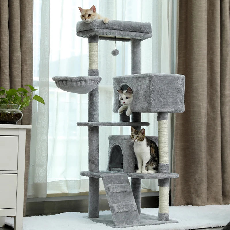 Pet Cat Tree Tower Condo Scratching Post Activity House for Cats