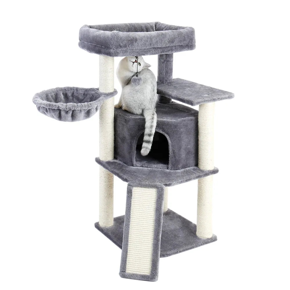 Pet Cat Tree Tower Condo Scratching Post Activity House for Cats
