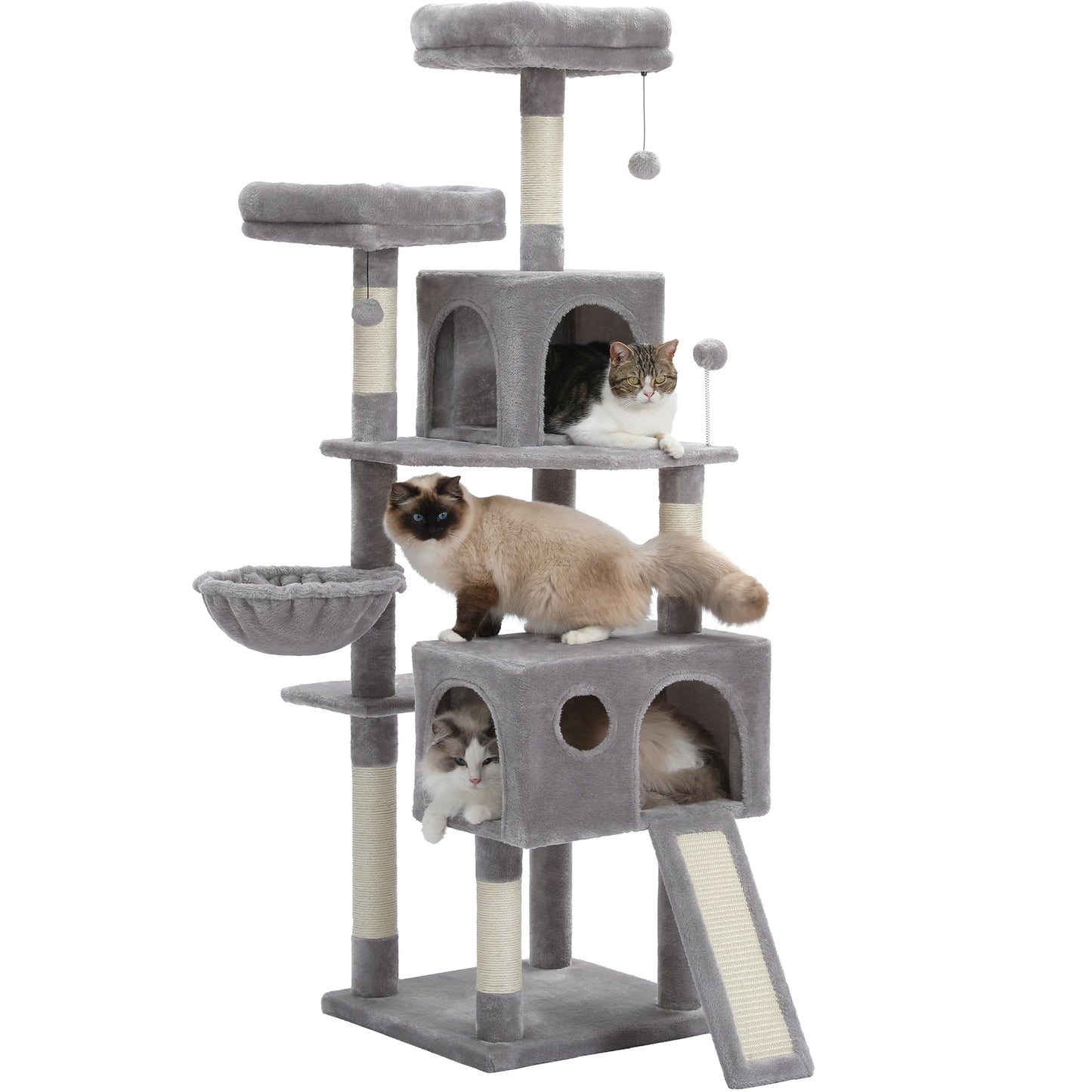 Luxury Cat Climbing Frame Multi-Layer Scratching Post Playground