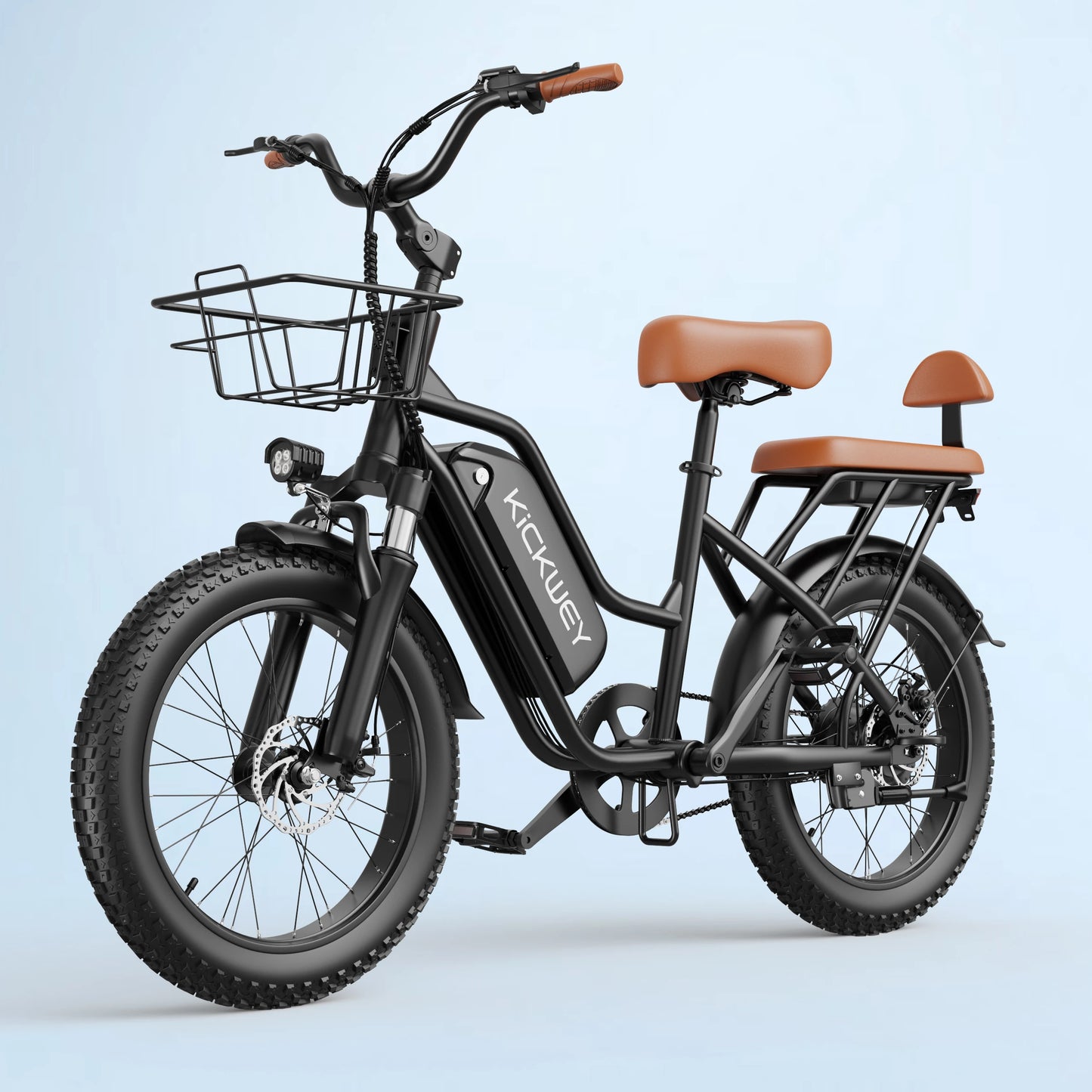 Kickwey LD20 Electric Bike 1500W Motor 20x4 Fat Tire E-bike