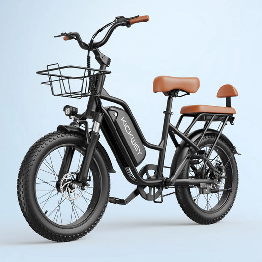Kickwey LD20 Electric Bike 1500W Motor 20x4 Fat Tire E-bike