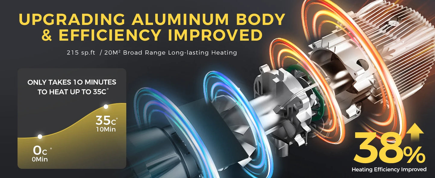 8KW Diesel Air Heater Bluetooth Control for RV Truck Car Tent Heating