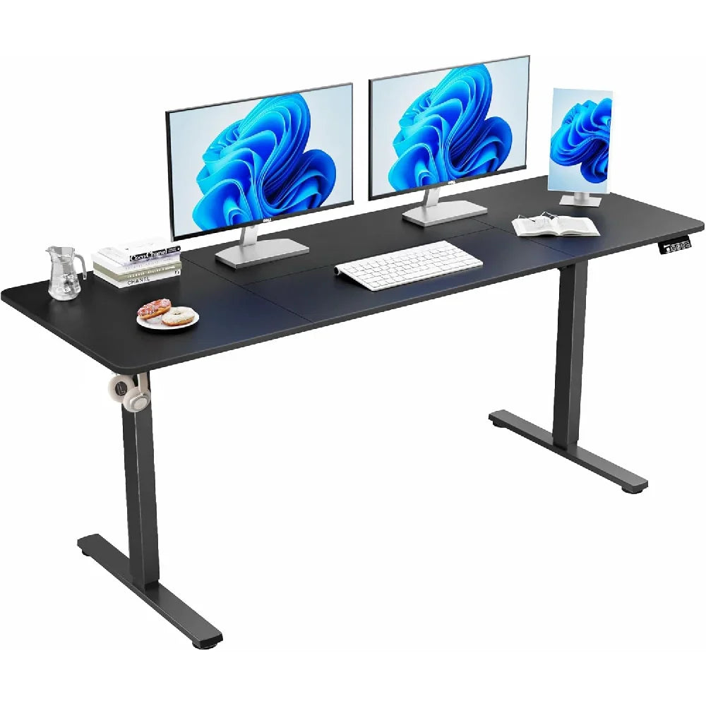 Electric Standing Desk 67 Inch Height Adjustable Sit Stand Home Office