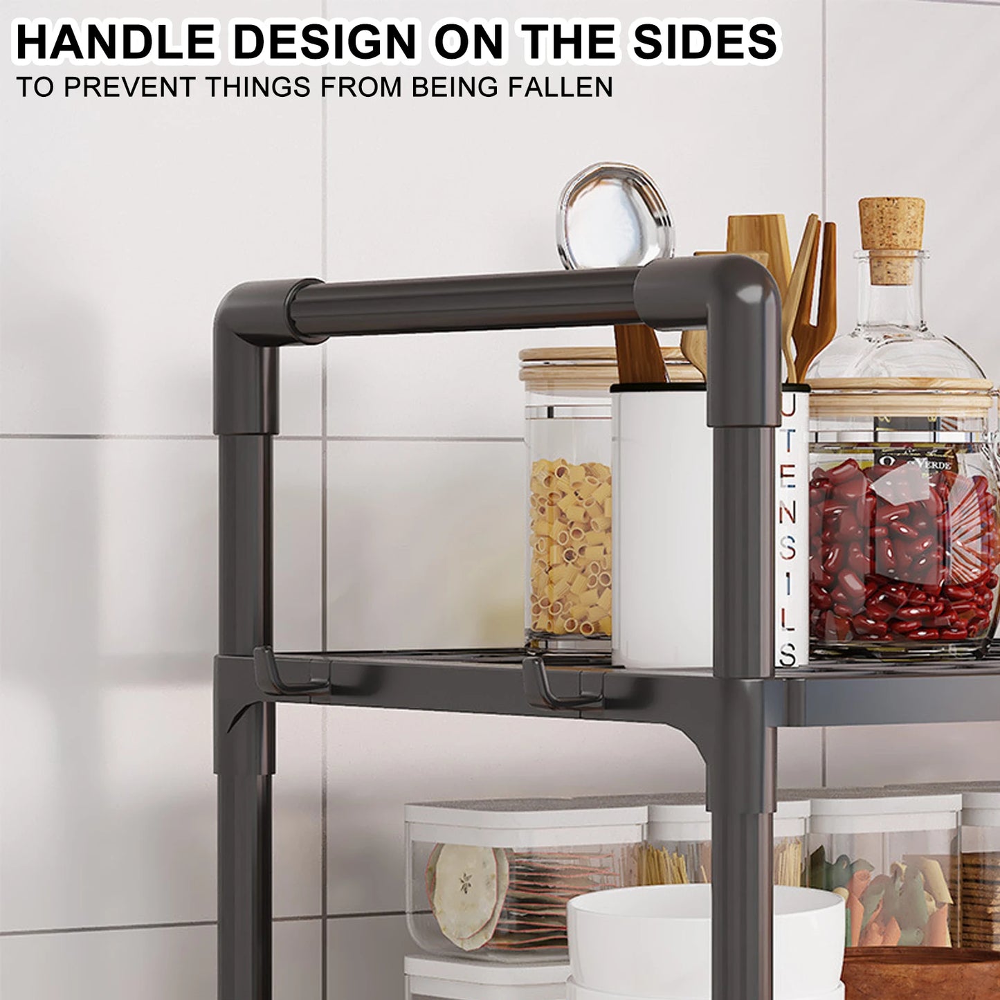 Microwave Shelf Kitchen Storage Rack Multi Layer Organizer Tidy
