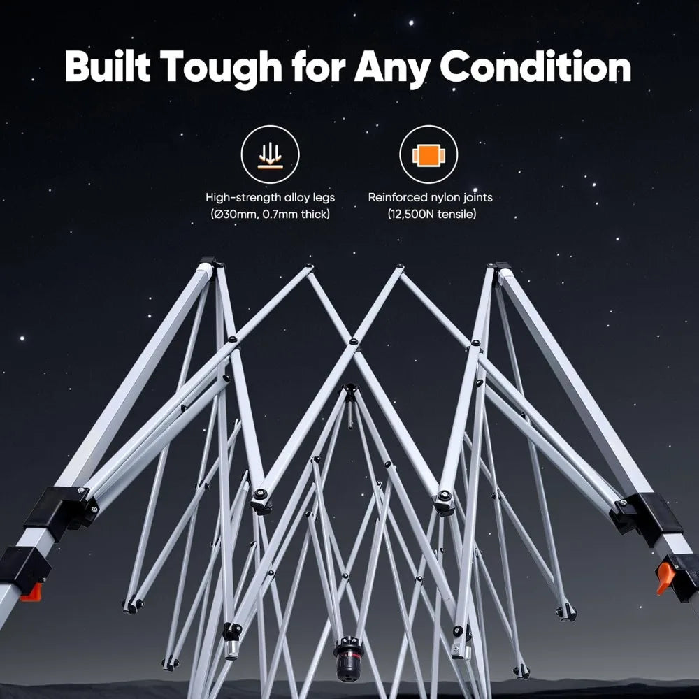 Privacy 10x10 Pop Up Canopy Tent with Sidewalls Easy Setup Outdoor