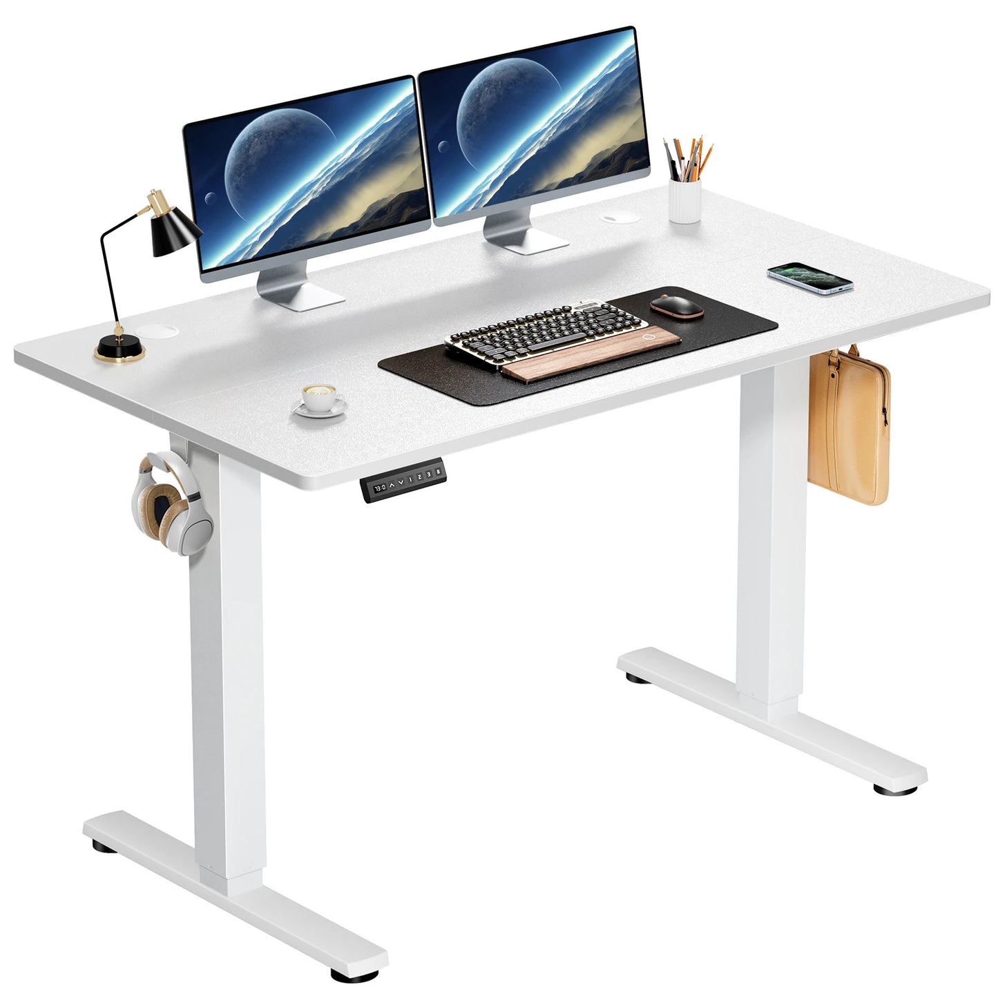 Ljustra Electric Standing Desk Height Adjustable 40x24 Inch Ergonomic Workstation