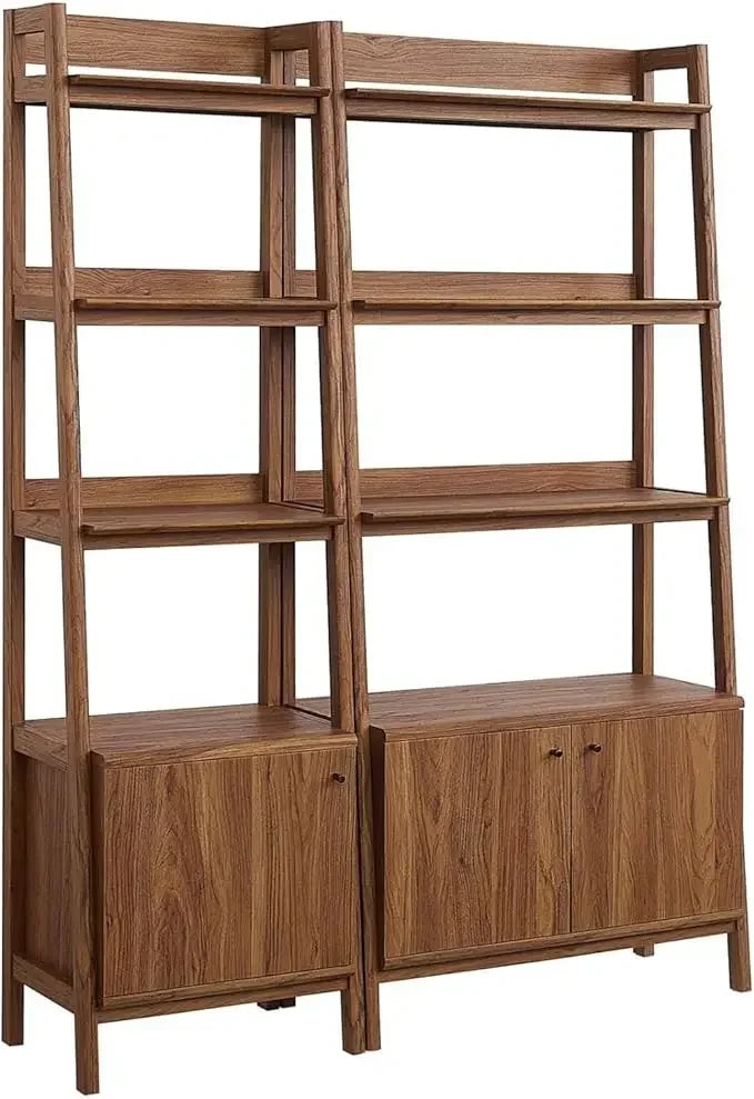 Bixby Home Office Desk Modern Mid Century Bookshelf Storage Display