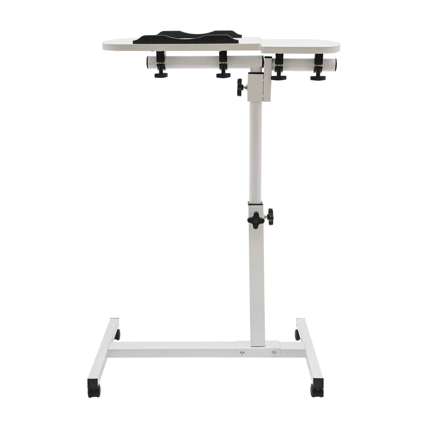 Adjustable Rolling Laptop Table Height Tilt Sofa Bed Side Desk