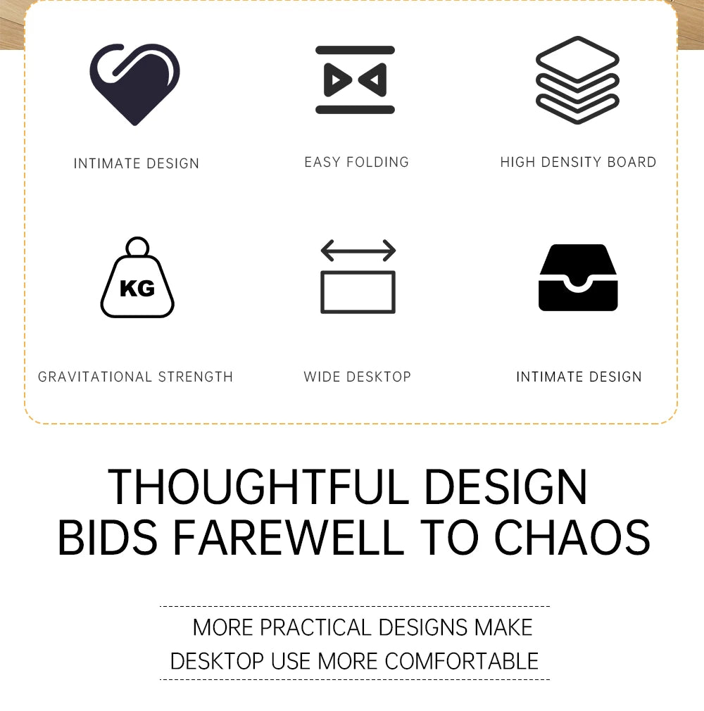 Portable Laptop Desk with USB Light Fan Cup Holder and Tablet Slot