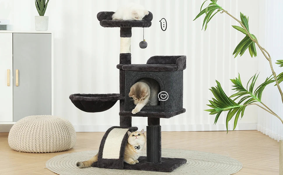 Ljustra Cat Climbing Frame Multi-Level Cat Tower with Scratching Post