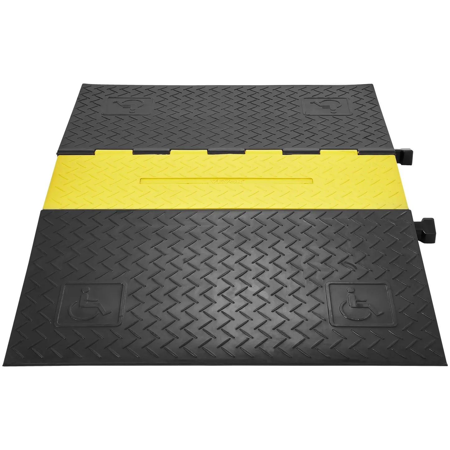 5Channel Cable Protector Ramp 22000lbs Load ADA Compliant Wire Cover