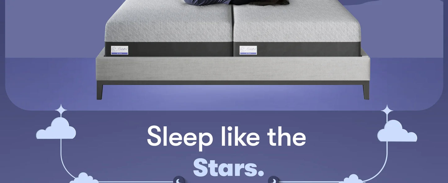 Ljustra Gel Memory Foam Mattress 12 inch Soft Split King USA Made