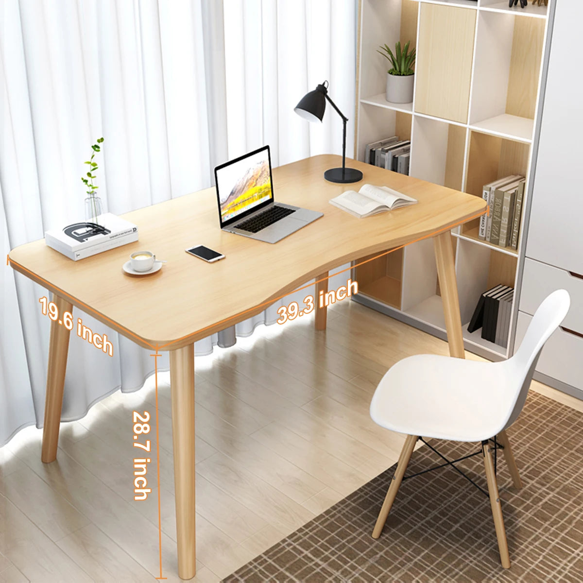 Modern Computer Desk Simple Style Home Office Vanity Study Desk