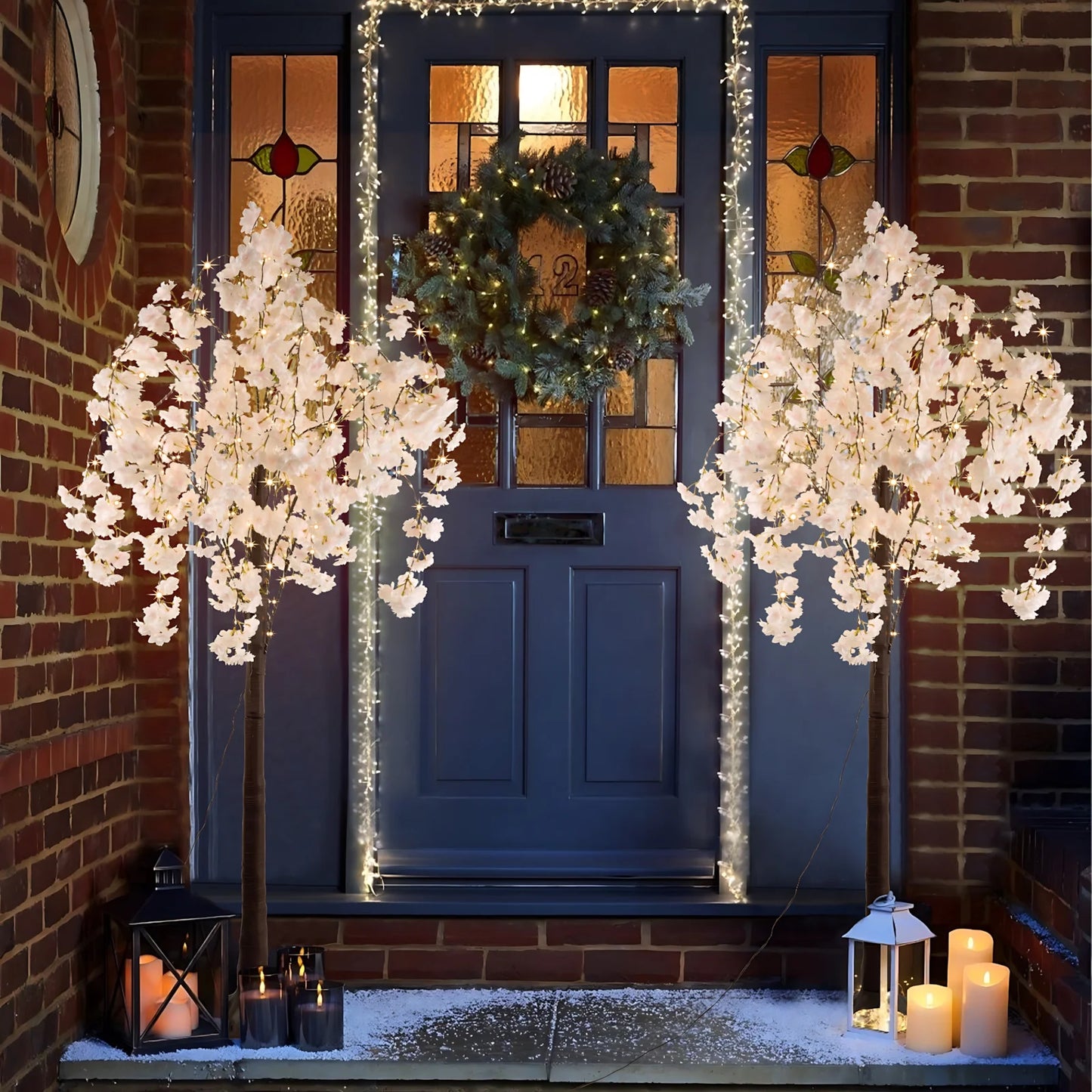 Cherry Blossom Tree Light 6ft LED Decorative Lamp with Remote Control