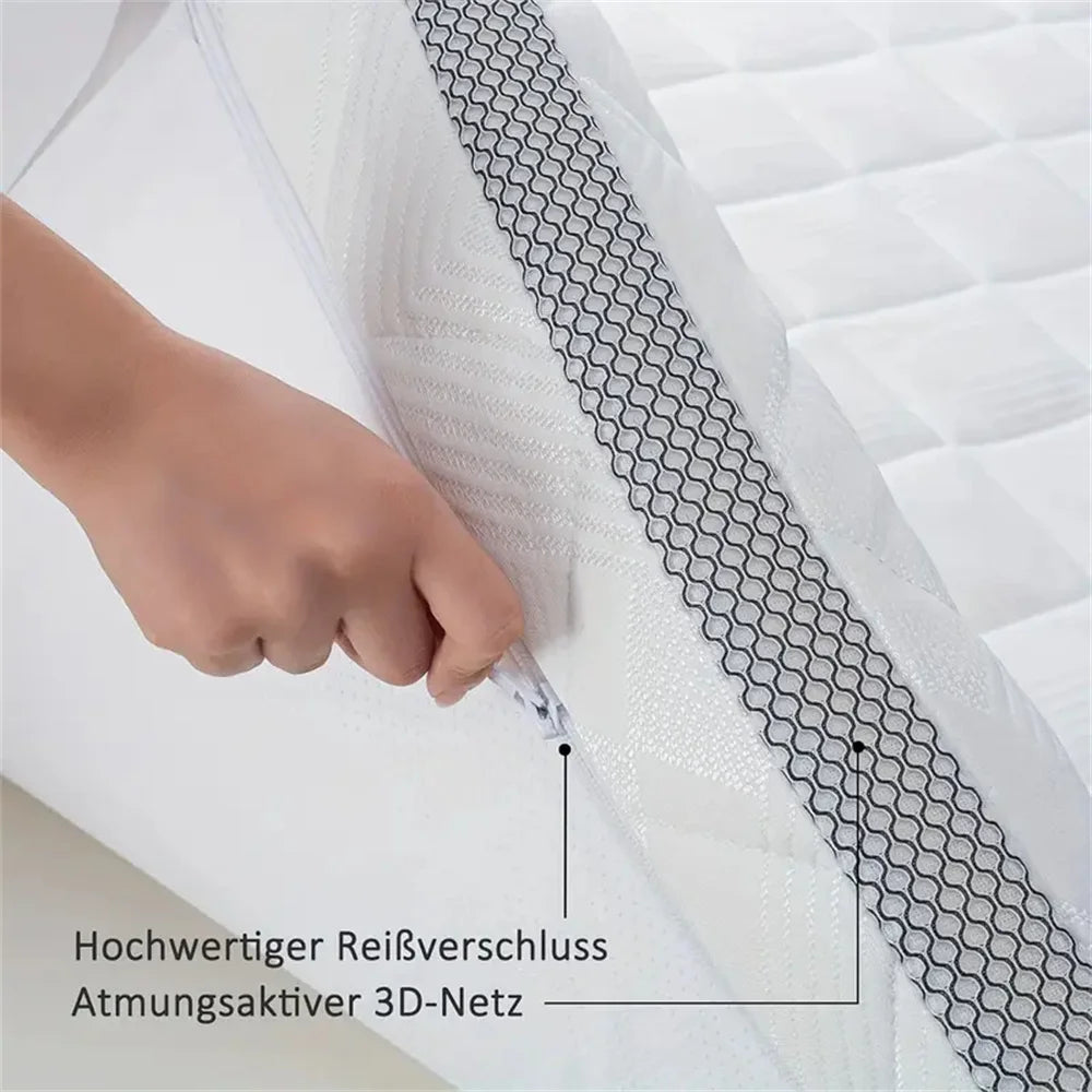 Ljustra 3 Inch Pain Relieving Foam Mattress Topper Removable Cover