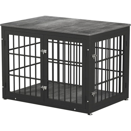 42 Inch Heavy Duty Dog Crate Furniture for Large Medium Dogs End Table