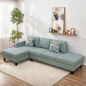 Ljustra Modular Sectional Sofa 4 Seat Convertible Couch Living Room