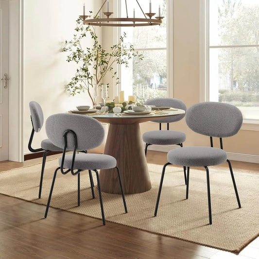 Modern Dining Chairs Set of 4 Upholstered Kitchen Dining Room Chairs