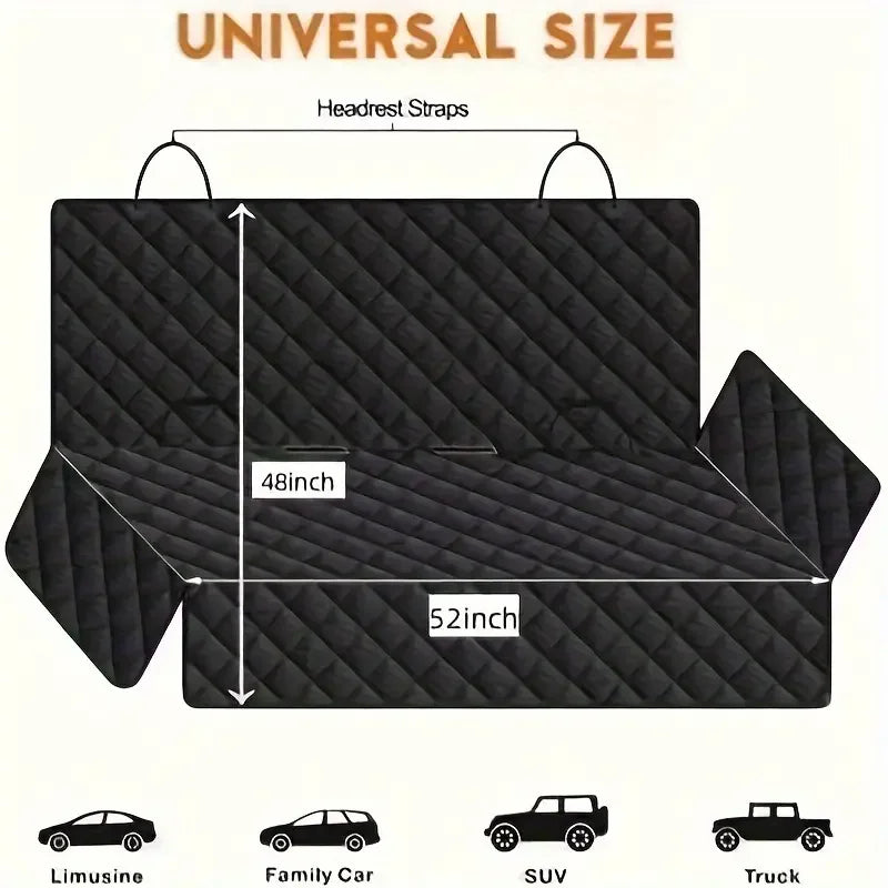 Advanced Waterproof Rear Seat Cover Anti-Slip Car Seat Cushion
