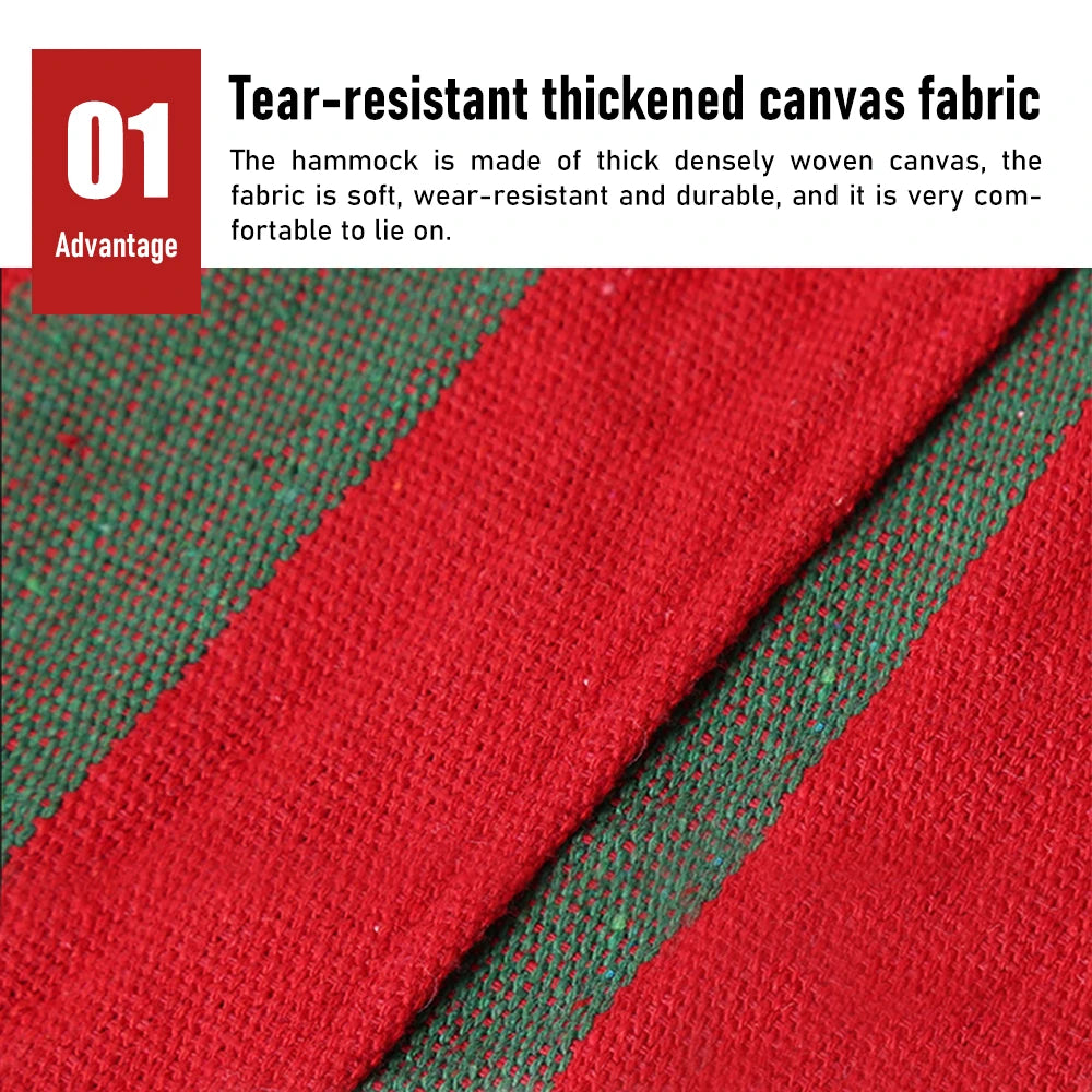 Thick Canvas Hammock Outdoor Camping Swing Multi Functional Two-Person