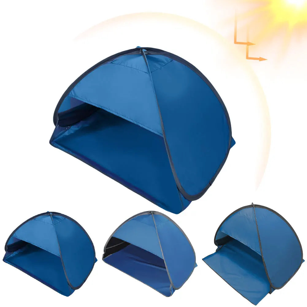 Beach Headrest Sunshade Tent Portable Automatic Camping Shelter for Kids Adults