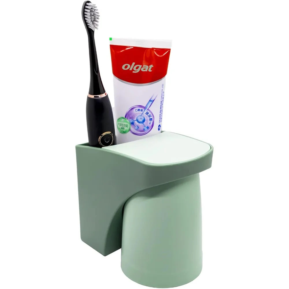 Magnetic Toothbrush Holder Wall Mounted Space Saving Bathroom Organizer