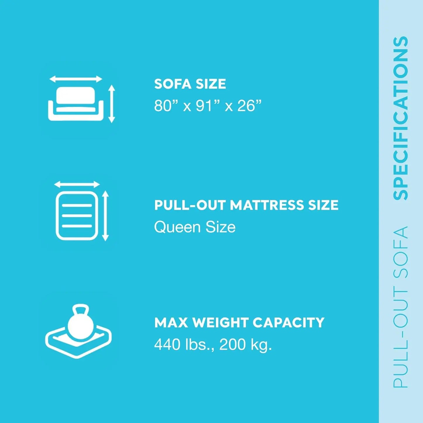 Inflatable Furniture Set Pull Out Sofa Bed Air Mattress 2 Chairs