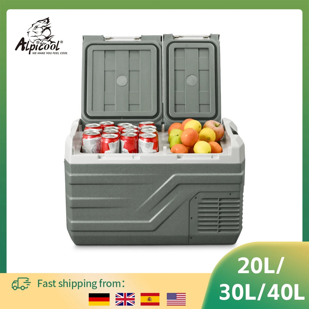 Ljustra Portable Refrigerator Mini Fridge Freezer 20L 30L 40L Camping