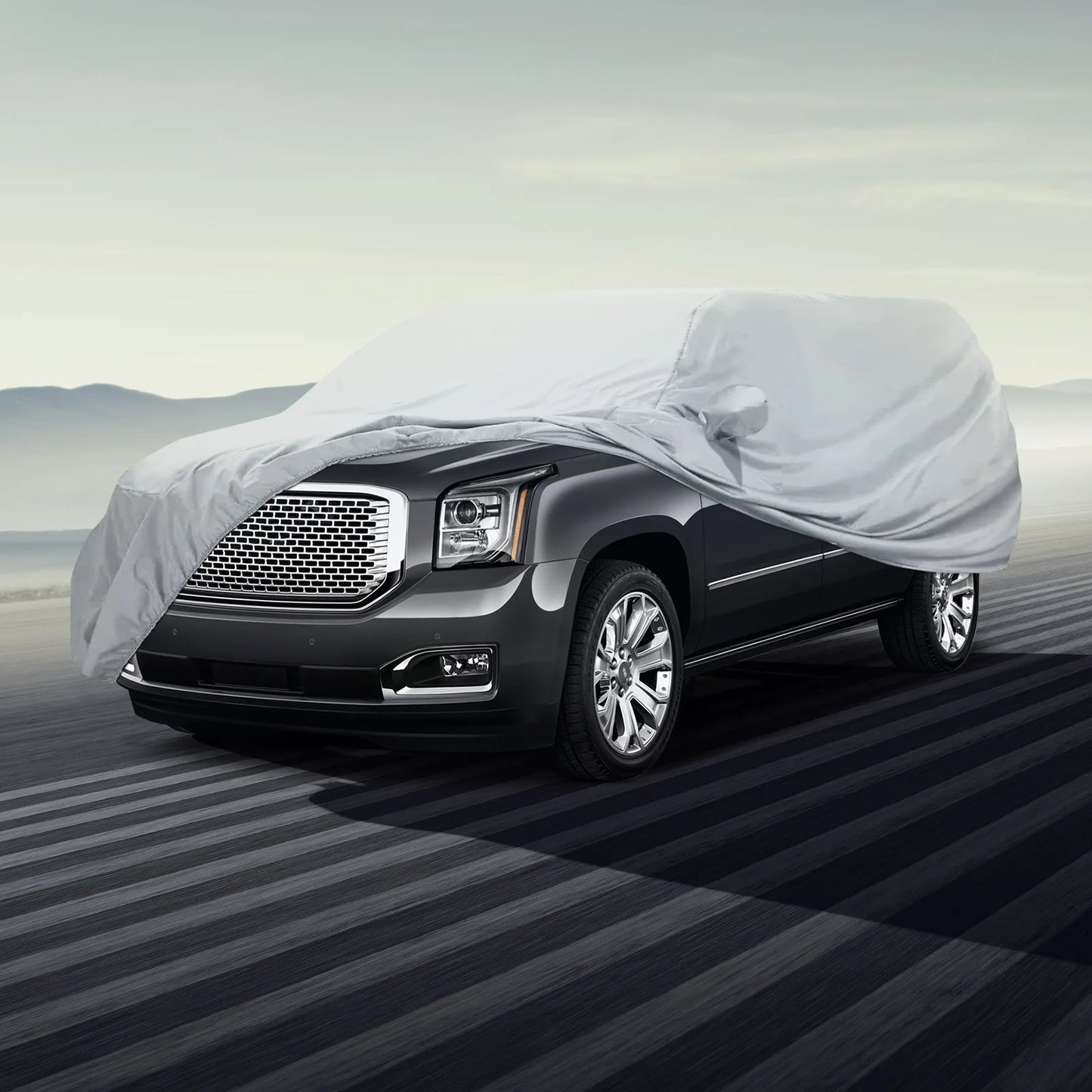 Universal SUV Sedan Full Car Cover Waterproof UV Snow Dust Protection