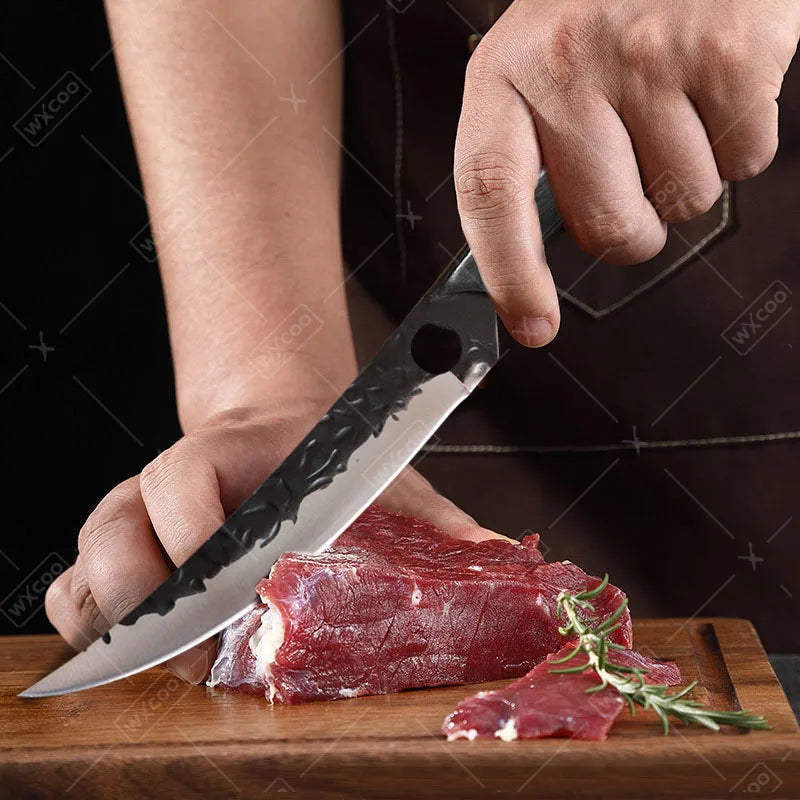 Ljustra High Carbon Steel Boning Knife Professional Cooking BBQ Knife