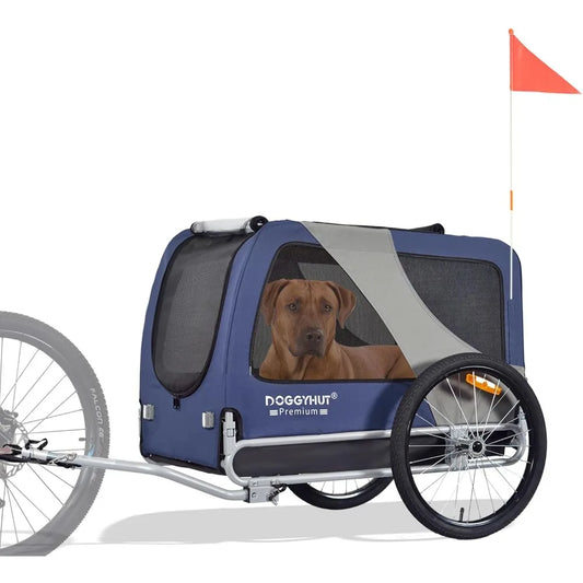 Ljustra Premium XL Pet Bike Trailer for Large Dogs or Multiple Small Dogs
