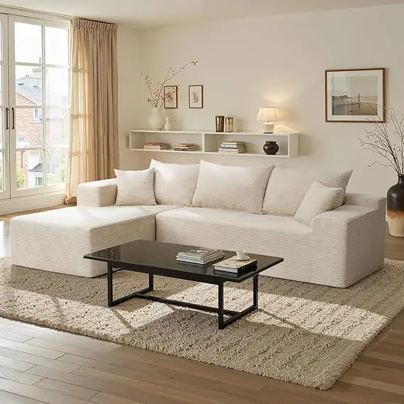 Ljustra Cloud Sectional Couch L-Shape Modern Modular Sofa