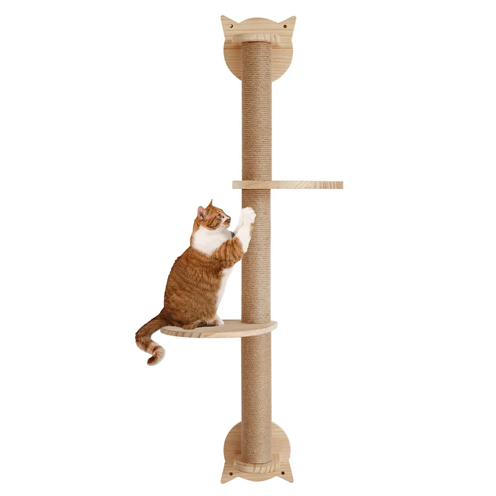 41In Cat Tree Scratching Posts Wall Mounted Hammock Perches for Cats