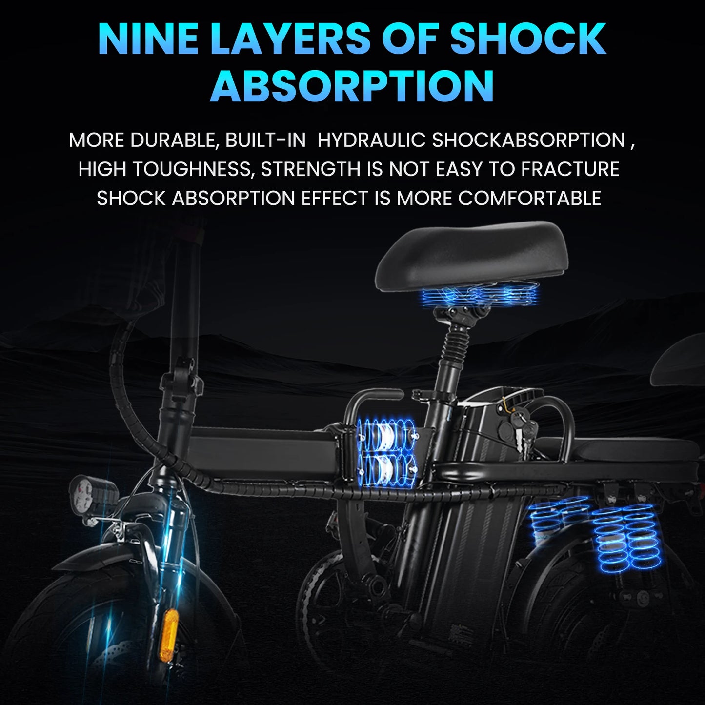 Ljustra A9 Electric Bike 500W Motor 48V 15AH E-bike Fast Speed