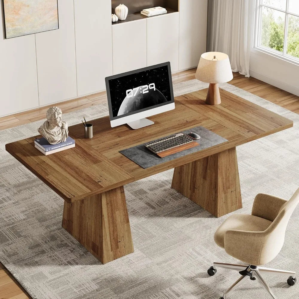 63 Inch Executive Desk Modern Office Computer Desk Workstation