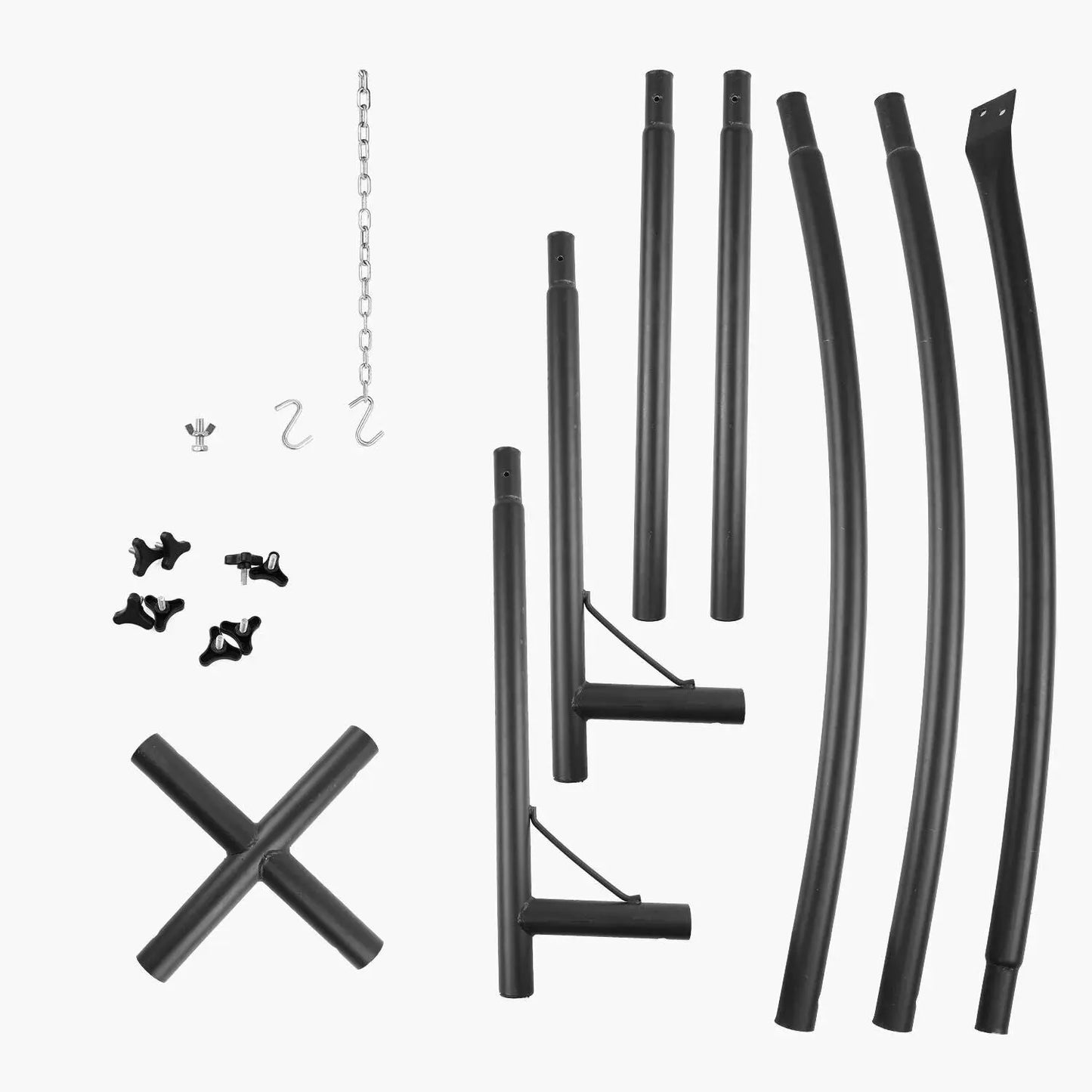 C-Type X-Type Hammock Chair Stand Solid Steel Frame Adjustable 210cm