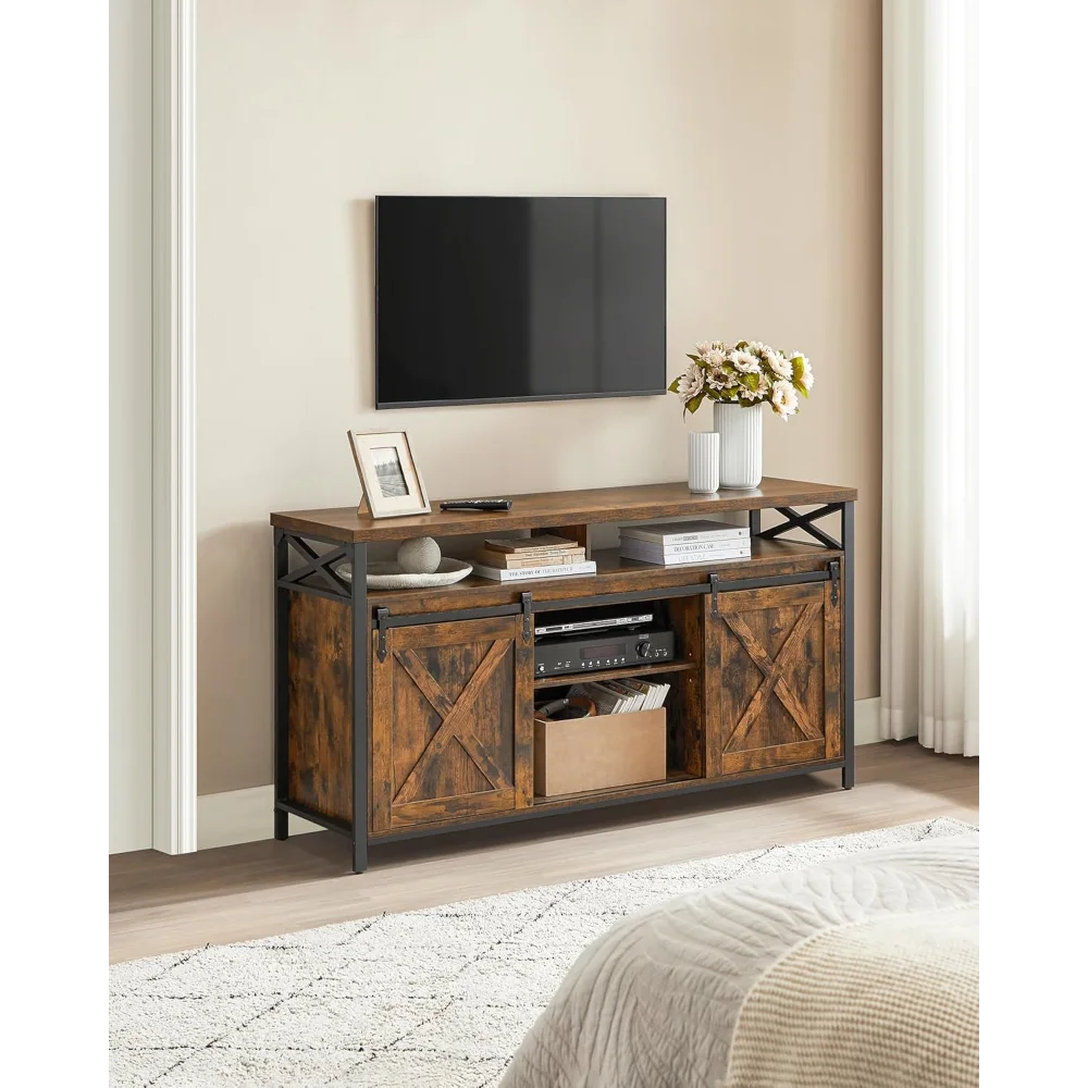 TV Stand for 65 Inch TV Entertainment Center with Adjustable Shelves