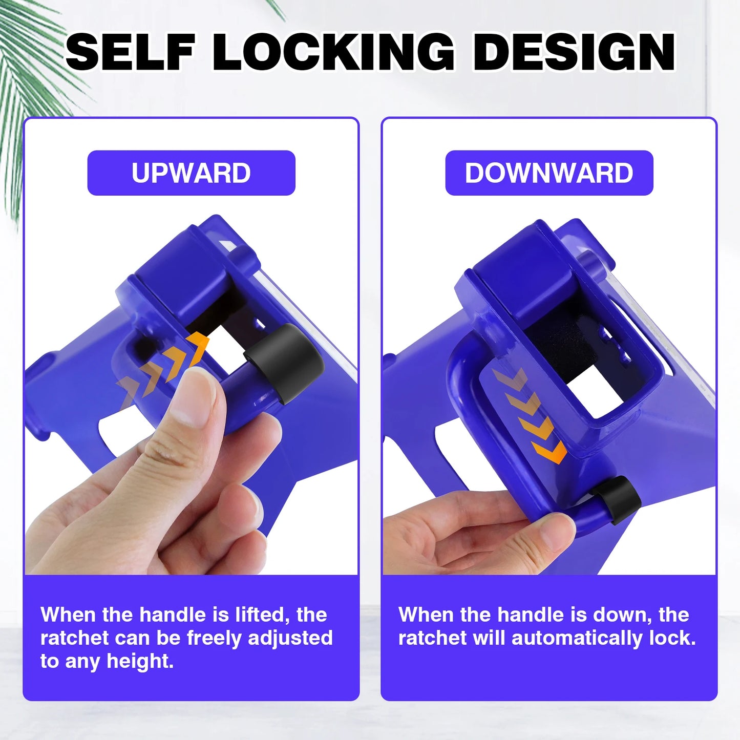 Ljustra Heavy Duty 3 Ton Axle Stands for Car Van Garage Workshop 2PCS