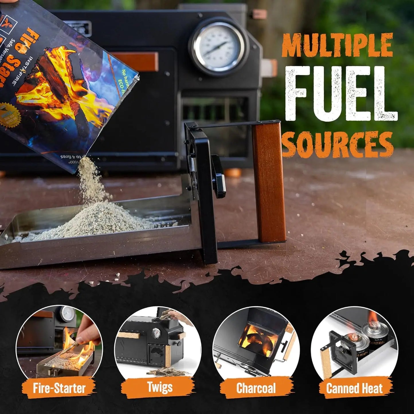 Compact Off-Grid Camping Oven Emergency Cooking Solution