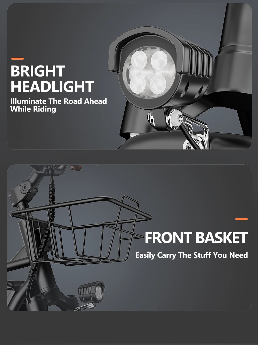 Ljustra Kickwey LD20 Electric Bike 1500W 32MPH Mountain Bicycle