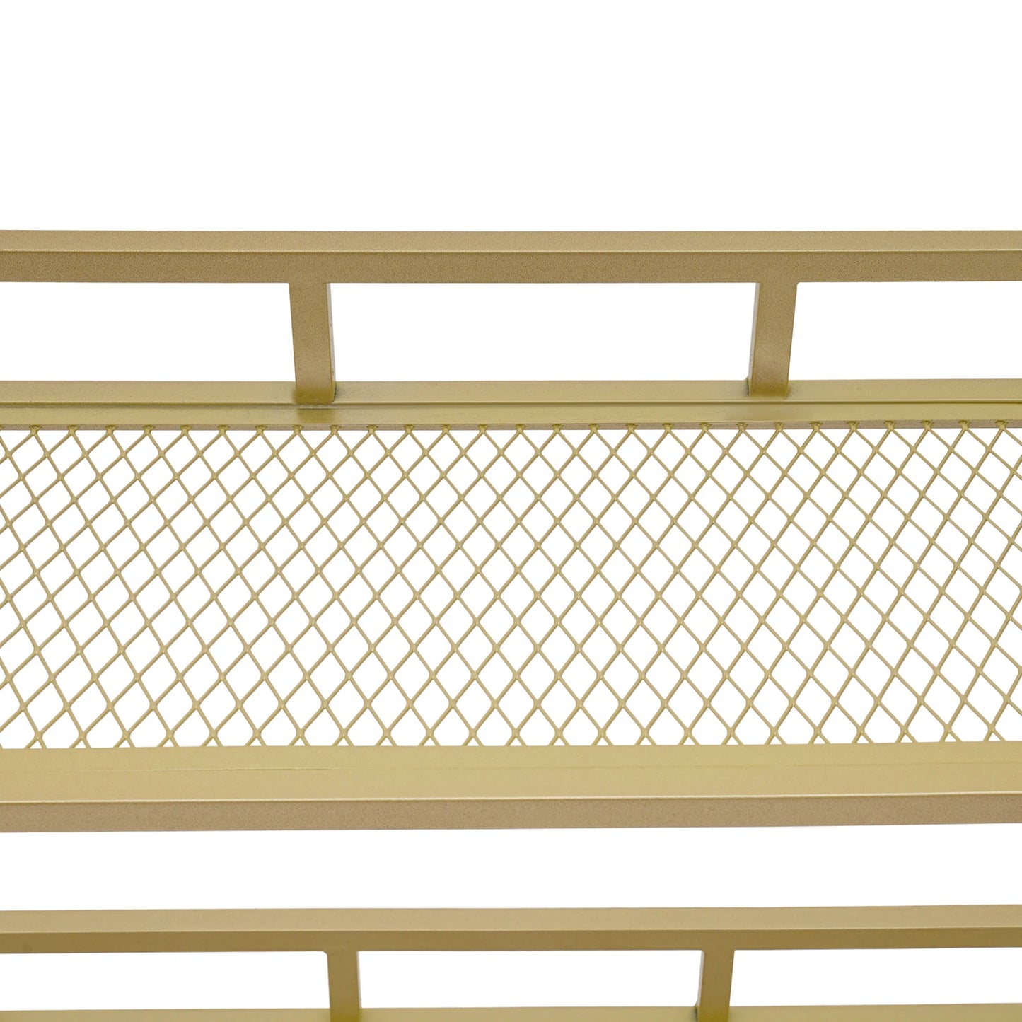 Luxury Wall Mounted 3-Tier Iron Wine Rack Holds 220lbs for Decor