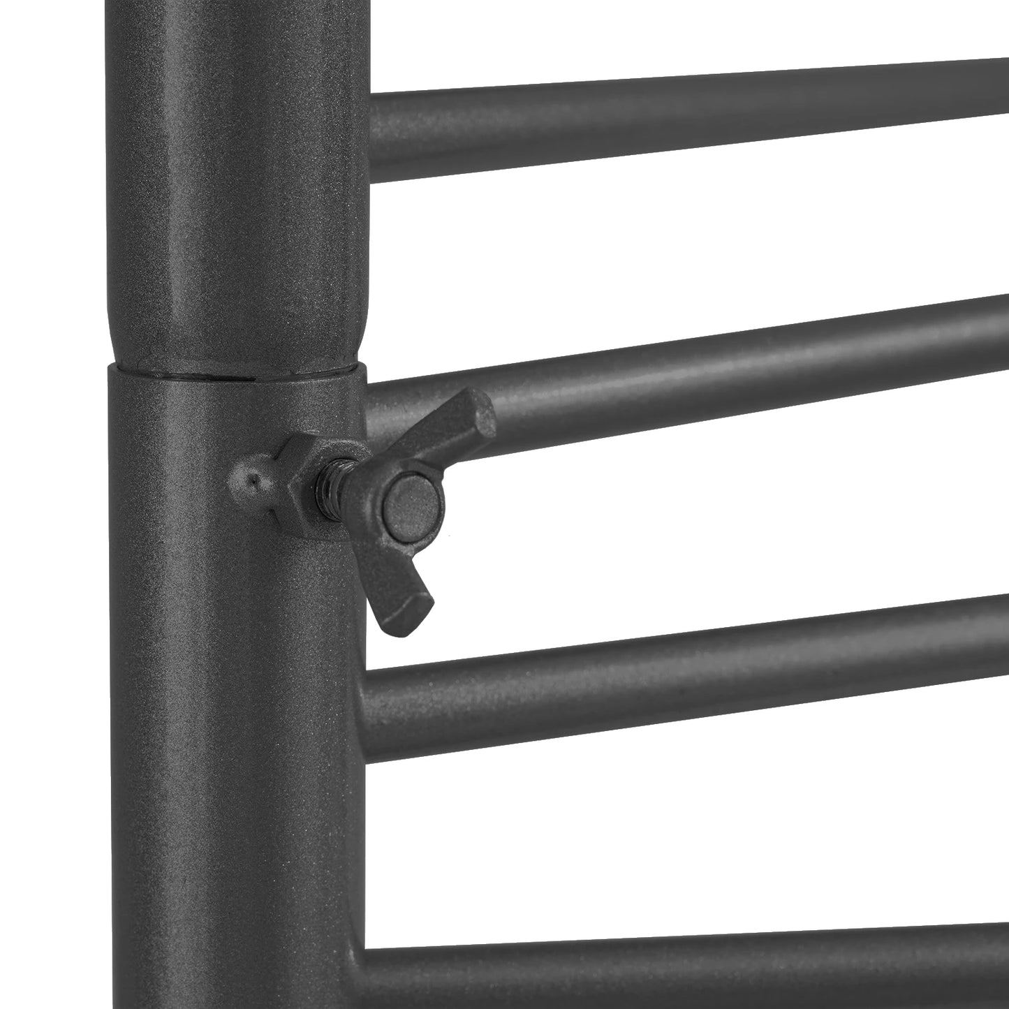 Freestanding Metal Scarf Rack Organizer 30 Rods Spiral Design