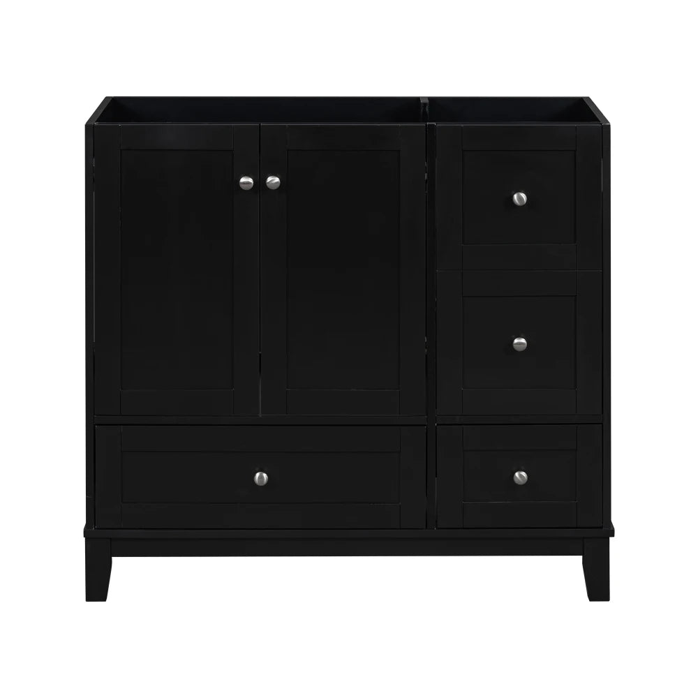 36 Inch Modern Bathroom Vanity with USB Charging and Ample Storage