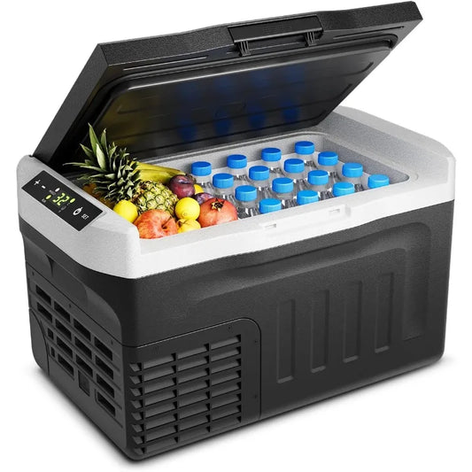 Ljustra 12V Refrigerator 22QT Electric Cooler Portable Freezer Camping Travel